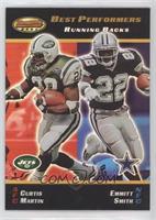 Curtis Martin, Emmitt Smith [EX to NM]