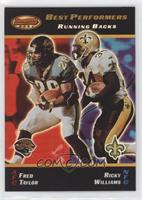 Fred Taylor, Ricky Williams [Good to VG‑EX]