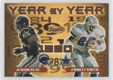 2000 Bowman's Best - Year By Year #Y8 - Junior Seau, Emmitt Smith