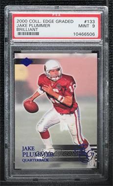 2000 Collector's Edge Graded - [Base] - Brilliant #133 - Jake Plummer /500 [PSA 9 MINT]