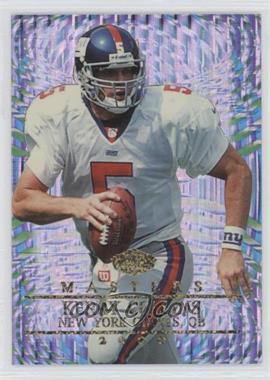 2000 Collector's Edge Masters - [Base] - Holo Gold Missing Serial Number #123 - Kerry Collins