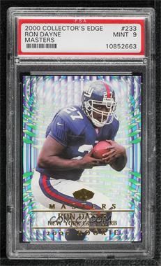 2000 Collector's Edge Masters - [Base] - Retail #233 - Ron Dayne [PSA 9 MINT]