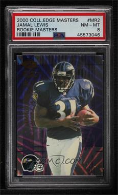 2000 Collector's Edge Masters - Rookies #MR2 - Jamal Lewis /2000 [PSA 8 NM‑MT]