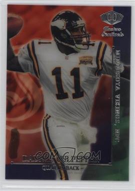 2000 Collector's Edge Masters - Sentinels - Silver Missing Serial Number #S12 - Daunte Culpepper