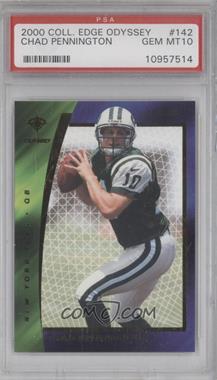 2000 Collector's Edge Odyssey - [Base] - Retail #142 - Chad Pennington [PSA 10 GEM MT]