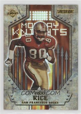 2000 Collector's Edge Supreme - Monday Knights #MK16 - Jerry Rice