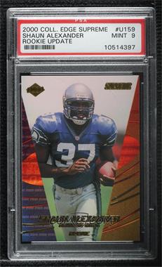 2000 Collector's Edge Supreme - Rookie Update - Foil Update #U159 - Shaun Alexander [PSA 9 MINT]