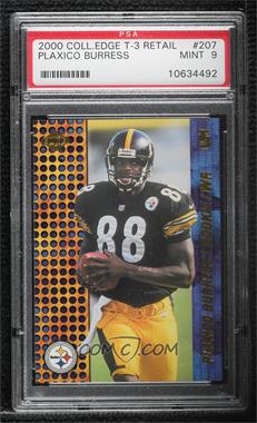 2000 Collector's Edge T3 - [Base] - Retail #207 - Plaxico Burress [PSA 9 MINT]