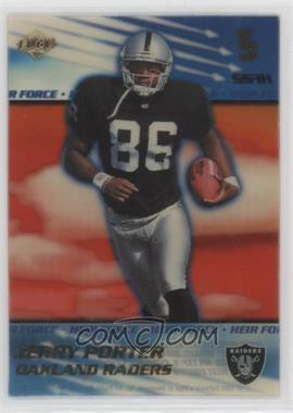 2000 Collector's Edge T3 - Heir Force #HF22 - Jerry Porter (Raiders Spelled as Raders) /1000