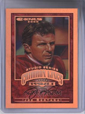 2000 Donruss - All-Time Gridiron Kings - Studio Series Autographs #GK-1.2 - Joe Montana /10