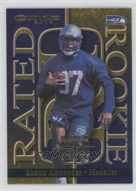 2000 Donruss - Rated Rookies - Medalist #RR-9 - Shaun Alexander /100