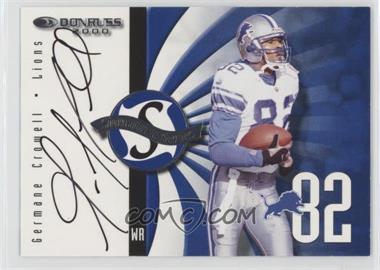 2000 Donruss - Signature Series - Blue #_GECR - Germane Crowell /100