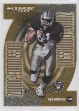 2000 Donruss - Zoning Commission #ZC-33 - Tim Brown /1000