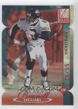 2000 Donruss Elite - [Base] - Aspirations Die-Cut #108 - Mark Brunell /92