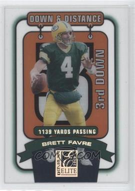 2000 Donruss Elite - Down & Distance #DD-2D3 - Brett Favre /1139