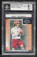 Jeff George [BGS 9 MINT] #/1,125