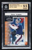 Phil Simms [BGS 9.5 GEM MINT] #/1,125