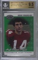 High School Profile - Steve Young [BGS 9.5 GEM MINT] #/1,125