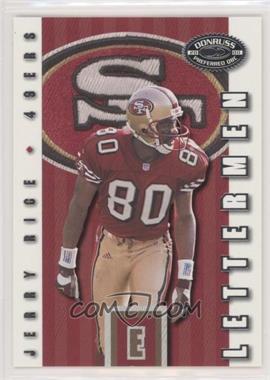 2000 Donruss Preferred QBC - Lettermen #LM27 - Jerry Rice /350