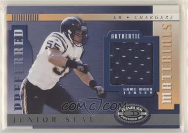 2000 Donruss Preferred QBC - Preferred Materials #PM-33 - Junior Seau /300