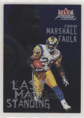 2000 Fleer Focus - Last Man Standing #16 LM - Marshall Faulk [EX to NM]
