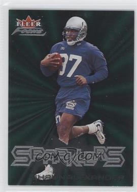 2000 Fleer Focus - Sparklers #3 S - Shaun Alexander