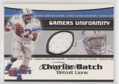 2000 Fleer Gamers - Uniformity #_CHBA - Charlie Batch