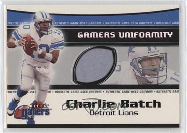 2000 Fleer Gamers - Uniformity #_CHBA - Charlie Batch