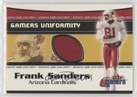 Frank Sanders [Noted]