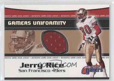 2000 Fleer Gamers - Uniformity #_JERI - Jerry Rice