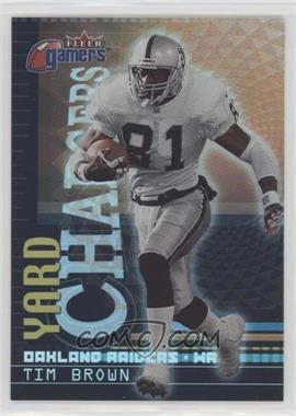 2000 Fleer Gamers - Yard Chargers #4 YC - Tim Brown [EX to NM]