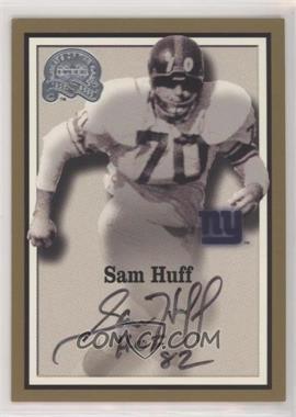 2000 Fleer Greats of the Game - Autographs #_SAHU - Sam Huff