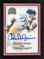 Charlie Joiner [JSA Certified COA Sticker]