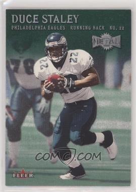 2000 Fleer Metal - [Base] - Emerald #163 - Duce Staley