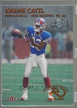 2000 Fleer Metal - [Base] #238 - Kwame Cavil [Noted]