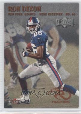 2000 Fleer Metal - [Base] #250 - Ron Dixon