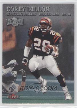 2000 Fleer Metal - [Base] #99 - Corey Dillon