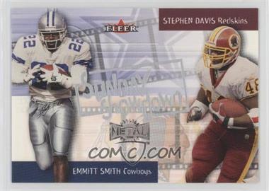 2000 Fleer Metal - Sunday Showdown #1 SS - Emmitt Smith, Stephen Davis