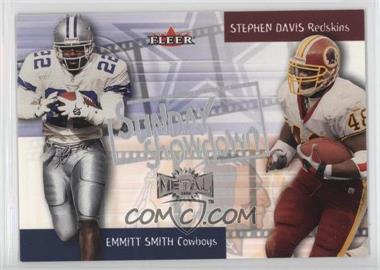 2000 Fleer Metal - Sunday Showdown #1 SS - Emmitt Smith, Stephen Davis