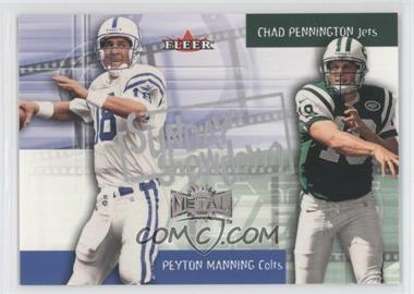 2000 Fleer Metal - Sunday Showdown #6 SS - Peyton Manning, Chad Pennington