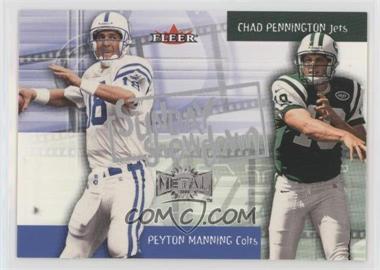 2000 Fleer Metal - Sunday Showdown #6 SS - Peyton Manning, Chad Pennington