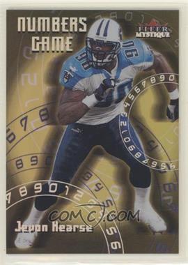 2000 Fleer Mystique - Numbers Game #6 NG - Jevon Kearse