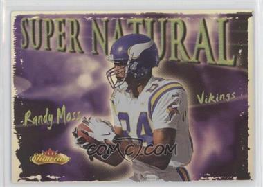 2000 Fleer Showcase - Super Natural #1SN - Randy Moss