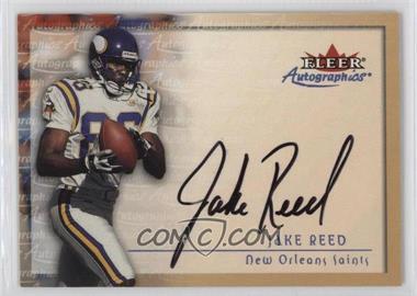 2000 Fleer Tradition - Autographics #_JARE - Jake Reed