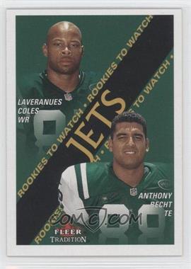 2000 Fleer Tradition - [Base] #355 - Rookies to Watch - Laveranues Coles, Anthony Becht