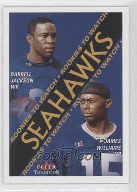2000 Fleer Tradition - [Base] #362 - Rookies to Watch - Darrell Jackson, James Williams