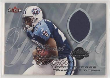 2000 Fleer Tradition - Feel the Game Game Worn #_EDGE.1 - Eddie George (Close up)