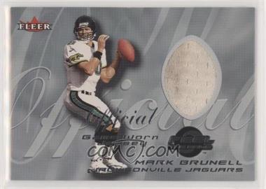 2000 Fleer Tradition - Feel the Game Game Worn #_MABR - Mark Brunell