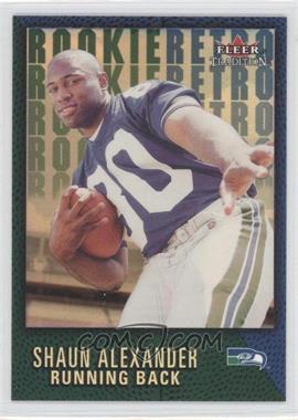 2000 Fleer Tradition - Rookie Retro #10RR - Shaun Alexander