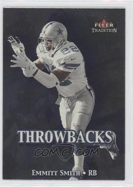 2000 Fleer Tradition - Throwbacks #17 T - Emmitt Smith